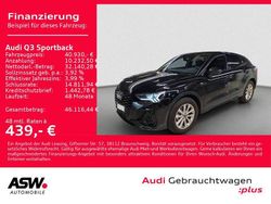 Mythosschwarz metallic Gebraucht 2025 Audi Q3 Sportback S-Line SUV | 40.930 € (Guter Preis)