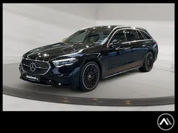 Metalliclack obsidianschwarz Gebraucht 2023 Mercedes E220 AMG Kombi | 65.880 €