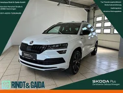 Weiss Gebraucht 2022 Skoda Karoq SportLine SUV | 26.999 € (Fairer Preis)