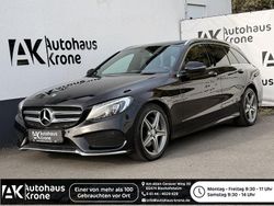 Obsidianschwarz metalliclack Gebraucht 2016 Mercedes C200 AMG line Kombi | 17.390 € (Etwas zu teuer)