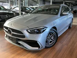 Hightechsilber Gebraucht 2022 Mercedes C300 AMG line Kombi | 44.899 €