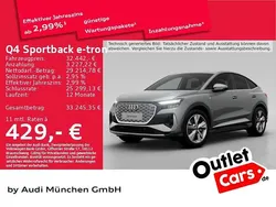 Taifungrau metallic Gebraucht 2022 Audi Q4 Sportback e-tron Ambiente SUV | 29.873 € (Fairer Preis)