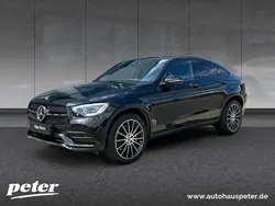 Metalliclack obsidianschwarz Gebraucht 2020 Mercedes GLC400d AMG Coupé | 43.810 € (Superpreis)