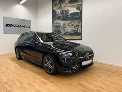 Obsidianschwarz metalliclack Gebraucht 2023 Mercedes C300e AMG line Kombi | 40.936 € (Fairer Preis)