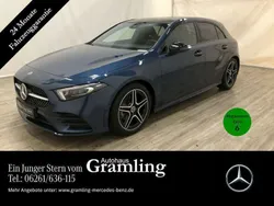 Denimblau (metallic) Gebraucht 2023 Mercedes A200 AMG Limousine | 32.398 € (Fairer Preis)