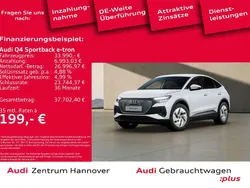 2y gletscherweiß metallic Gebraucht 2022 Audi Q4 e-tron SUV | 33.990 € (Fairer Preis)
