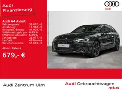 Mythosschwarz metallic Gebraucht 2024 Audi A4 S-Line Kombi | 59.870 €