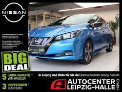 Vivid blue m/black p Gebraucht 2021 Nissan Leaf 360º Kleinwagen | 14.690 € (Fairer Preis)