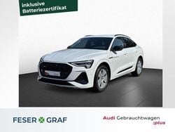 Gletscherwei¿ metallic Gebraucht 2023 Audi e-tron Sportback S-Line SUV | 39.980 € (Superpreis)