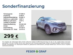 Ivory silver metallic / schwarz Gebraucht 2025 VW T-Roc Cabriolet R-line Cabrio | 37.380 € (Fairer Preis)
