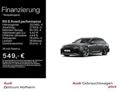 Daytonagrau perleffekt Gebraucht 2024 Audi RS6 Performance Kombi | 122.990 € (Superpreis)