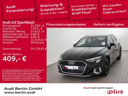 Schwarz Gebraucht 2024 Audi A3 Sportback Advanced Plus Limousine | 31.500 € (Guter Preis)