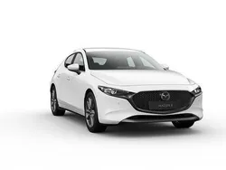 Weiß Neu 2025 Mazda 3 Exclusive-Line Limousine | 31.870 € (Fairer Preis)