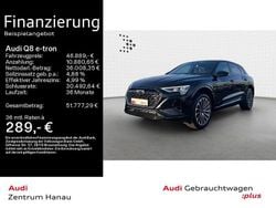 Mythosschwarz metallic Gebraucht 2023 Audi Q8 e-tron Advanced Plus SUV | 46.889 € (Superpreis)
