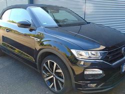 Schwarz Gebraucht 2021 VW T-Roc Cabriolet R-line Cabrio | 27.500 € (Fairer Preis)