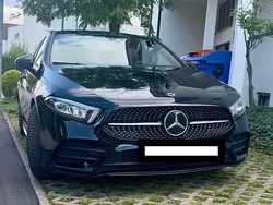 Schwarz Gebraucht 2020 Mercedes A200 AMG line Limousine | 23.500 € (Guter Preis)