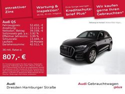 Mythosschwarz metallic Gebraucht 2024 Audi Q5 Advanced Plus SUV | 52.890 € (Teuer)