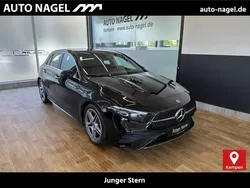 Unilack nachtschwarz Gebraucht 2024 Mercedes A200 AMG Limousine | 32.479 € (Fairer Preis)