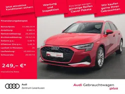Progressivrot Gebraucht 2024 Audi A3 Sportback Advanced Limousine | 33.480 € (Fairer Preis)