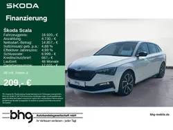 Weiß Gebraucht 2021 Skoda Scala Monte Carlo Kleinwagen | 18.920 € (Fairer Preis)