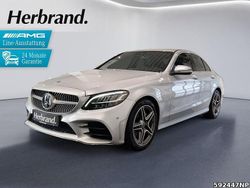 Iridiumsilber metallic Gebraucht 2020 Mercedes C180 AMG Limousine | 27.990 € (Fairer Preis)
