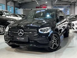Schwarz Gebraucht 2022 Mercedes GLC300e AMG Coupé | 46.480 € (Etwas zu teuer)