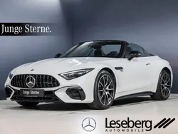 Manufaktur opalithweiß bright Gebraucht 2023 Mercedes SL43 AMG AMG Cabrio | 97.850 € (Guter Preis)