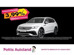 Weiss Gebraucht 2022 VW Tiguan Allspace R-line SUV | 39.977 € (Etwas zu teuer)