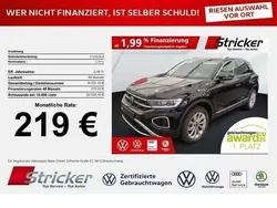 Schwarz (deep black perleffekt) Gebraucht 2024 VW T-Roc Style SUV | 27.946 € (Guter Preis)
