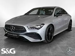Metalliclack hightechsilber Gebraucht 2024 Mercedes CLA200 AMG Coupé | 39.790 € (Fairer Preis)