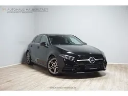 Nachtschwarz Gebraucht 2018 Mercedes A200 AMG Limousine | 19.790 € (Superpreis)