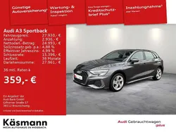 Daytonagrau perleffekt (metallic) Gebraucht 2022 Audi A3 e-tron S-Line Kleinwagen | 27.930 € (Fairer Preis)