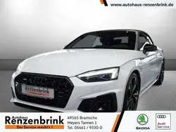Weiß (gletscherweiß metallic) Gebraucht 2023 Audi A5 S-Line Coupé | 46.748 € (Teuer)