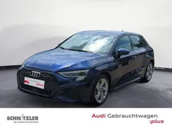 Blau Gebraucht 2024 Audi A3 Sportback S-Line Limousine | 32.180 € (Superpreis)