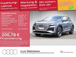 Geysirblau metallic Gebraucht 2022 Audi Q4 e-tron Ambiente SUV | 32.492 € (Fairer Preis)