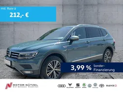 Petroleum blue metallic Gebraucht 2021 VW Tiguan Allspace Highline SUV | 27.490 € (Guter Preis)