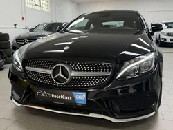 Obsidianschwarz Gebraucht 2016 Mercedes C200 AMG line Coupé | 23.900 € (Teuer)