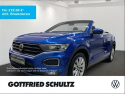 Ravennablau metallic Gebraucht 2020 VW T-Roc Cabriolet R-line Cabrio | 23.950 € (Fairer Preis)