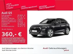 Mythosschwarz metallic Gebraucht 2021 Audi Q5 Advanced SUV | 40.869 € (Teuer)