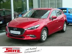 Rot Gebraucht 2017 Mazda 3 Exclusive-Line Limousine | 16.780 € (Etwas zu teuer)