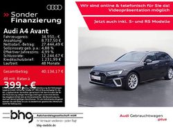 Mythosschwarz metallic Gebraucht 2024 Audi A4 S-Line Kombi | 34.950 € (Fairer Preis)