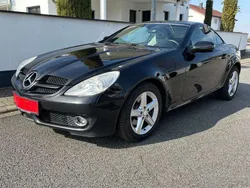 Obsidianschwarz metalliclack Gebraucht 2008 Mercedes SLK200 Cabrio | 5.750 €