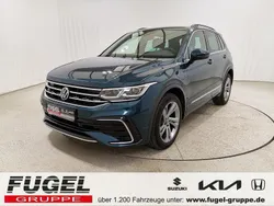 Nightshade blue metallic Gebraucht 2021 VW Tiguan R-line SUV | 28.449 € (Guter Preis)