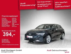 Schwarz Gebraucht 2024 Audi A3 Sportback S-Line Limousine | 35.970 € (Guter Preis)