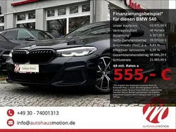 Black sapphire metallic Gebraucht 2021 BMW 540 M Sport Limousine | 43.970 € (Fairer Preis)
