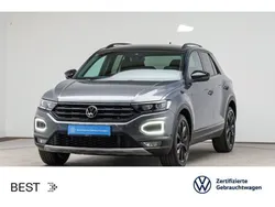 Indiumgrau metallic/schwarz (metallic) Gebraucht 2021 VW T-Roc Sport SUV | 25.299 € (Fairer Preis)