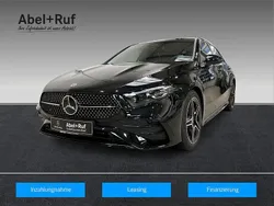 Schwarz Gebraucht 2025 Mercedes A200 AMG Limousine | 34.798 € (Fairer Preis)