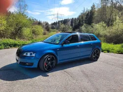 Blau Gebraucht 2008 Audi A3 Sportback S-Line Limousine | 9.700 €