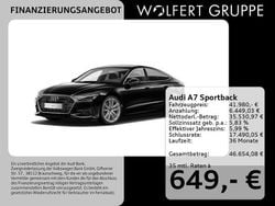 Mythosschwarz metallic Gebraucht 2021 Audi A7 S-Line Limousine | 41.980 € (Superpreis)