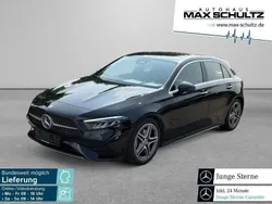 Schwarz Gebraucht 2024 Mercedes A200 AMG Limousine | 32.480 € (Fairer Preis)